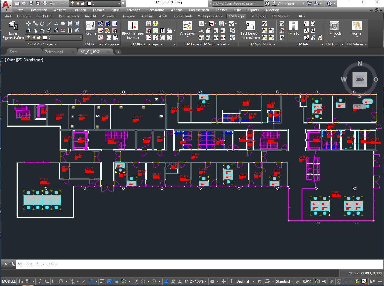 FMdesign mit AutoCAD 2018