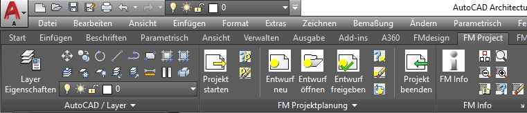 Registerkarte FMdesign Project